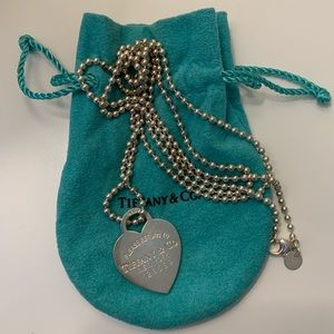 Tiffany & Co Dog Tag Long Necklace